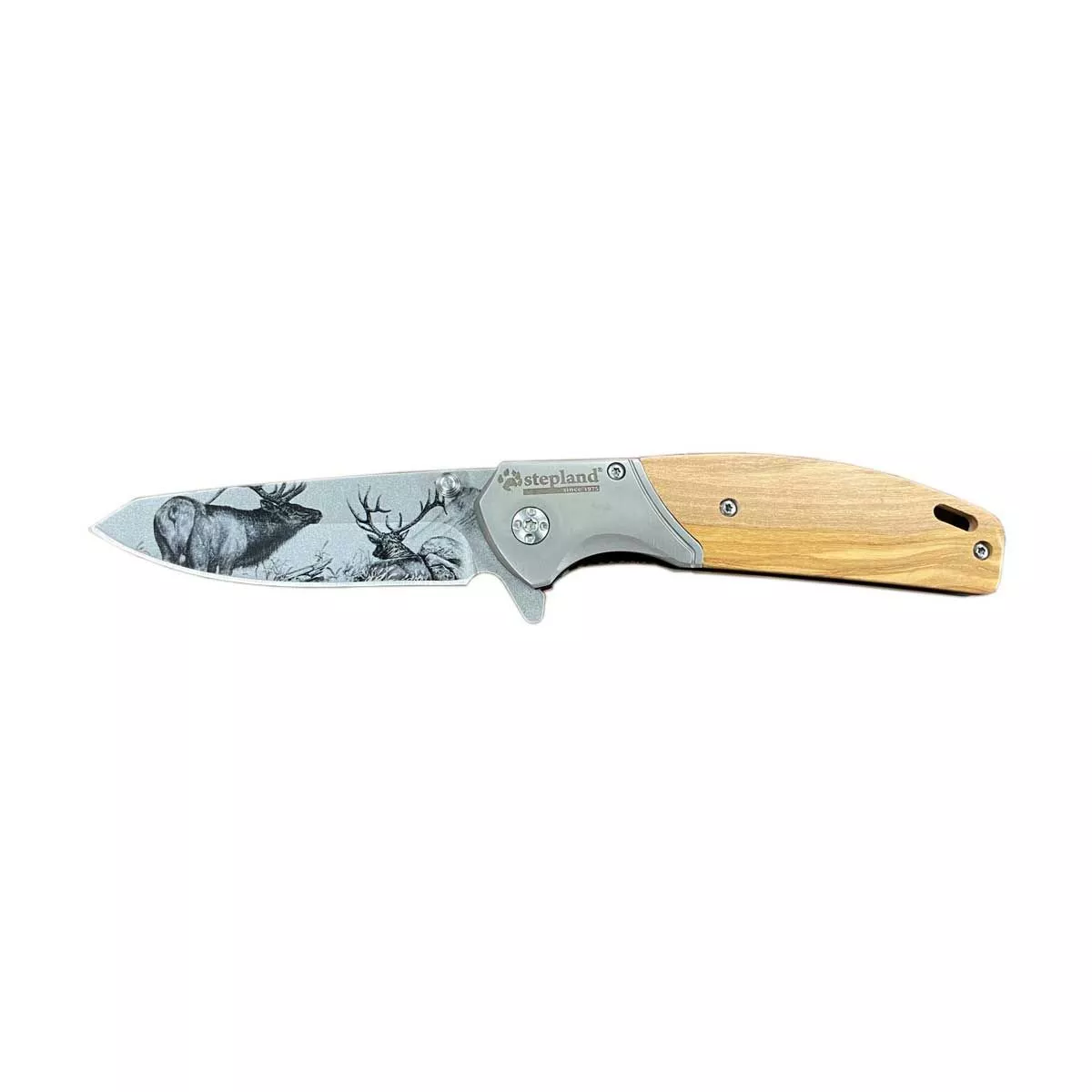 Foldekniv 8cm Blad   Kronhjort